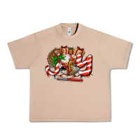Burro joy with baseball and christmas gift and candies Urban Heavy Tee - AdoDesignShop
