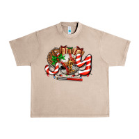 French Oak joy with baseball and christmas gift and candies Urban Heavy Tee - AdoDesignShop