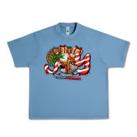 Joy With Baseball And Christmas Gift And Candies Urban Heavy Tee | Teevron