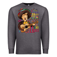 Charcoal Heather Ay, ay, ay canta y no llores! Premium Sweatshirt - NancyCooperArtShop