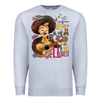 Heather Grey Ay, ay, ay canta y no llores! Premium Sweatshirt - NancyCooperArtShop