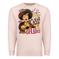 Pale Pink Ay, ay, ay canta y no llores! Premium Sweatshirt - NancyCooperArtShop