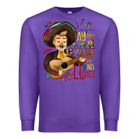 Purple Ay, ay, ay canta y no llores! Premium Sweatshirt - NancyCooperArtShop