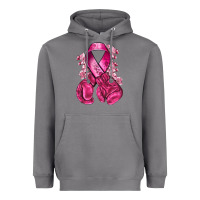 Storm breast cancer with boxing gloves Heavyweight Hoodie - NancyCooperArtShop