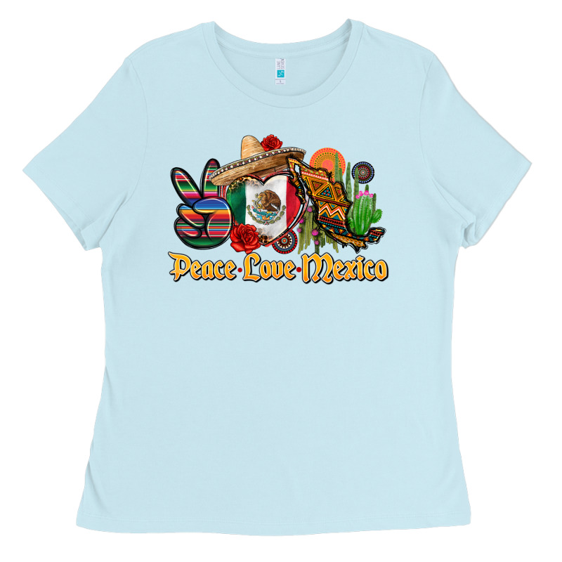 Peace Love Mexico Ladies Tee by CTS Tumbler Store | Teevron