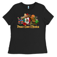 Black peace love mexico Ladies Tee - CTS Tumbler Store