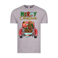 Vintage Zinc merry christmas truck Vintage Tee - BarkalooDesign