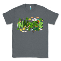 Charcoal Heather st.patrick's day nurse Classic Tee - MaliasSmallBusiness