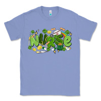 Colony Blue st.patrick's day nurse Classic Tee - MaliasSmallBusiness