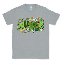 Heather Grey st.patrick's day nurse Classic Tee - MaliasSmallBusiness