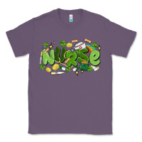 Lavender st.patrick's day nurse Classic Tee - MaliasSmallBusiness
