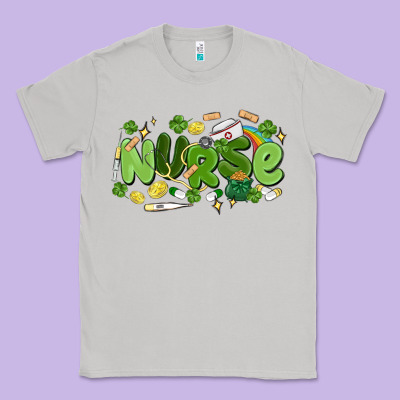 St.patrick's Day Nurse Classic Tee Designed By Maliassmallbusiness