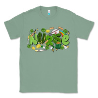 Sage st.patrick's day nurse Classic Tee - MaliasSmallBusiness