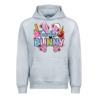 Heather Grey Easter Teacher bunny Urban Hoodie - OliviaCreatesArt