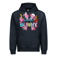 Navy Easter Teacher bunny Urban Hoodie - OliviaCreatesArt