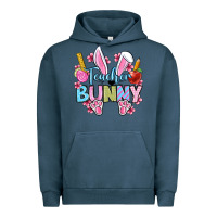 Pigment Midnight Navy Easter Teacher bunny Urban Hoodie - OliviaCreatesArt