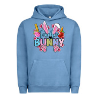 Pigment Pebble Blue Easter Teacher bunny Urban Hoodie - OliviaCreatesArt