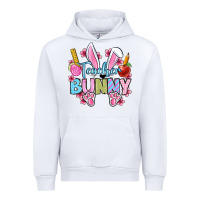 White Easter Teacher bunny Urban Hoodie - OliviaCreatesArt