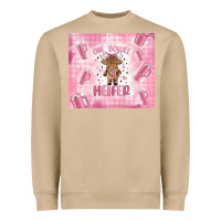 Mushroom one boujee heifer Heavyweight Sweatshirt - MaliasSmallBusiness