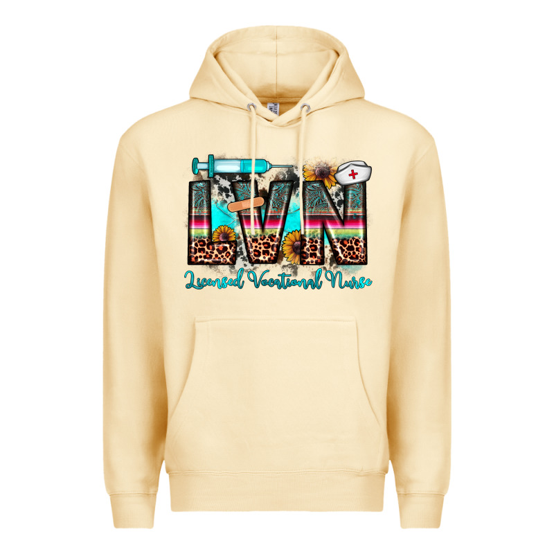 Lvn Licensed Vocational Nurse Premium Hoodie by JahusDesignShop | Teevron