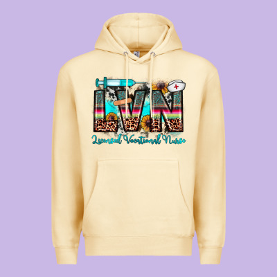 Lvn Licensed Vocational Nurse Premium Hoodie Designed By Jahusdesignshop