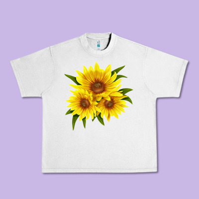 Maximillian Perennial Sunflower Urban Heavy Tee Designed By Lillyallendesigns