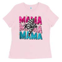 Bubblegum Pink race mama Ladies Tee - Zillion Design Studio