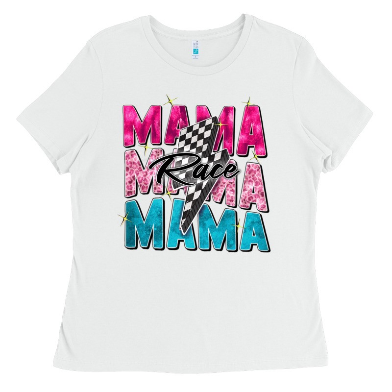 Race Mama Ladies Tee by Zillion Design Studio | Teevron