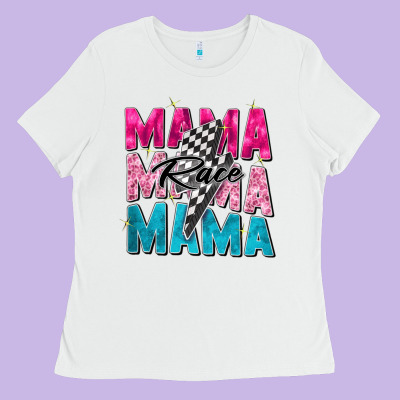 Race Mama Ladies Tee Designed By Zillion Design Studio