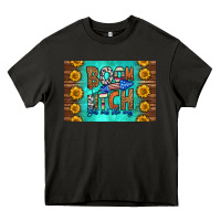 Asphalt boom bitch get out the way skinny metal can holder Heavy Core Tee - HRA Design Shop