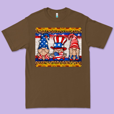 Usa Gnome Mouse Pad Premium Tee Designed By Hra Design Shop