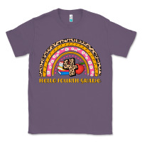 Lavender back to school rainbow hello fourth grade Classic Tee - AdoDesignShop