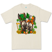 Bone st patricks donkeys with  shamrocks Premium Tee - AdoDesignShop