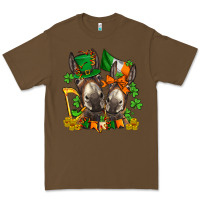 Cacao st patricks donkeys with  shamrocks Premium Tee - AdoDesignShop