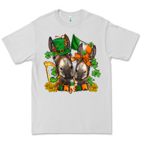 Dove Grey st patricks donkeys with  shamrocks Premium Tee - AdoDesignShop