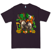 Plum st patricks donkeys with  shamrocks Premium Tee - AdoDesignShop