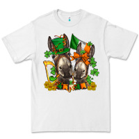 White st patricks donkeys with  shamrocks Premium Tee - AdoDesignShop