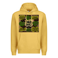 Antique Gold dad daily affirmations Premium Hoodie - TumblerDesignByShophia