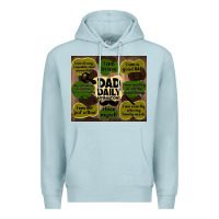 Blue Mist dad daily affirmations Premium Hoodie - TumblerDesignByShophia