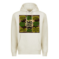 Oatmeal Heather dad daily affirmations Premium Hoodie - TumblerDesignByShophia