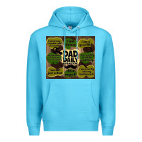 Ocean Blue dad daily affirmations Premium Hoodie - TumblerDesignByShophia