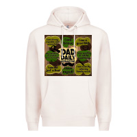 Pale Pink dad daily affirmations Premium Hoodie - TumblerDesignByShophia
