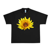 Black Maximillian Perennial Sunflower Urban Heavy Tee - LillyAllenDesigns
