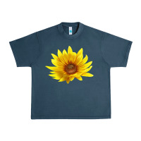 Midnight Navy Maximillian Perennial Sunflower Urban Heavy Tee - LillyAllenDesigns