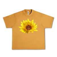 Peanut Butter Maximillian Perennial Sunflower Urban Heavy Tee - LillyAllenDesigns