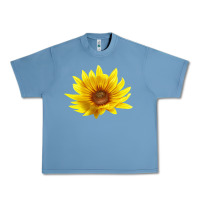 Pebble Blue Maximillian Perennial Sunflower Urban Heavy Tee - LillyAllenDesigns