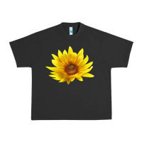 Pigment Black Maximillian Perennial Sunflower Urban Heavy Tee - LillyAllenDesigns