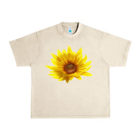 Sandshell Maximillian Perennial Sunflower Urban Heavy Tee - LillyAllenDesigns