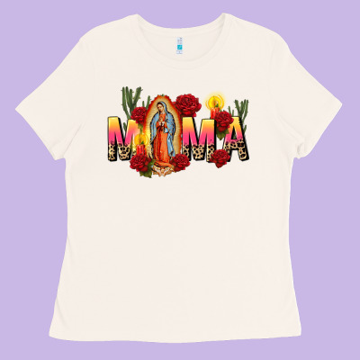 Our Lady Of Guadalupe Mama Ladies Tee Designed By Cts Tumbler Store