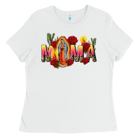 White our lady of guadalupe mama Ladies Tee - CTS Tumbler Store